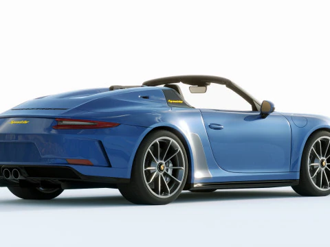 Porsche 911 Speedster 2019 Heritage 3D Model