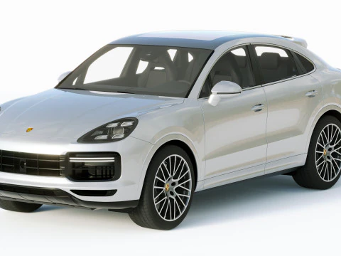Porsche Cayenne Turbo Coupe 2020 3D Model