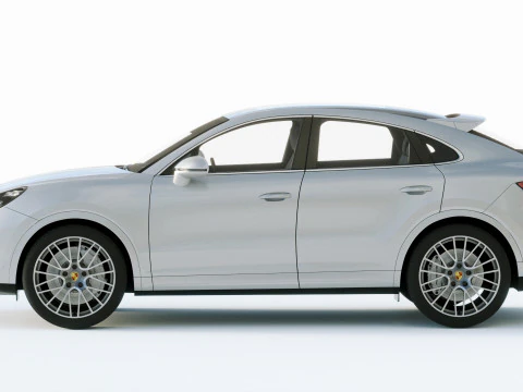 Porsche Cayenne Turbo Coupe 2020 3D Model