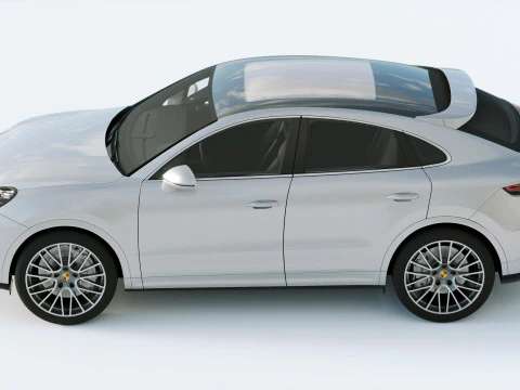 Porsche Cayenne Turbo Coupe 2020 3D Model