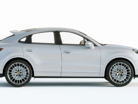 Porsche Cayenne Turbo Coupe 2020 3D Model