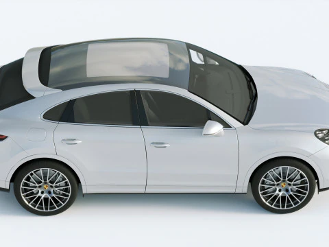 Porsche Cayenne Turbo Coupe 2020 3D Model