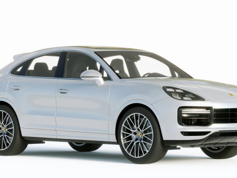 Porsche Cayenne Turbo Coupe 2020 3D Model