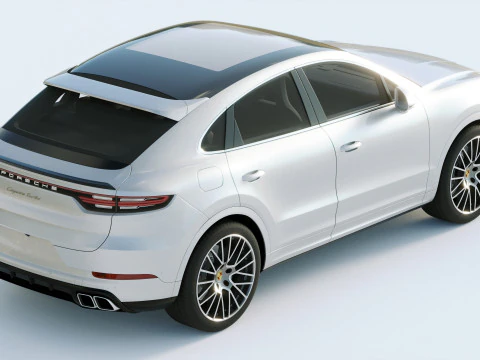 Porsche Cayenne Turbo Coupe 2020 3D Model