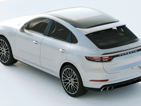 Porsche Cayenne Turbo Coupe 2020 3D Model