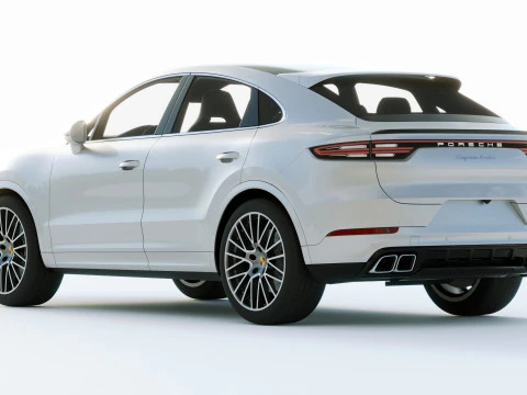 Porsche Cayenne Turbo Coupe 2020 3D Model