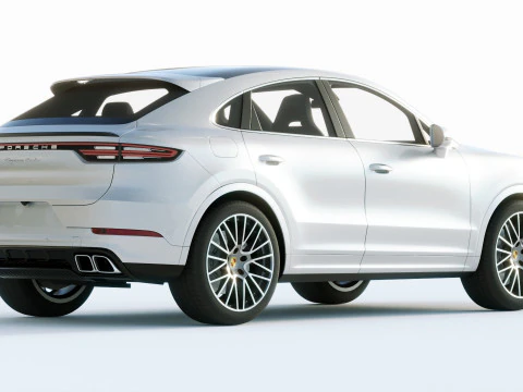 Porsche Cayenne Turbo Coupe 2020 3D Model