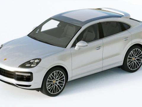 Porsche Cayenne Turbo Coupe 2020 3D Model