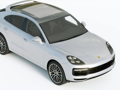 Porsche Cayenne Turbo Coupe 2020 3D Model