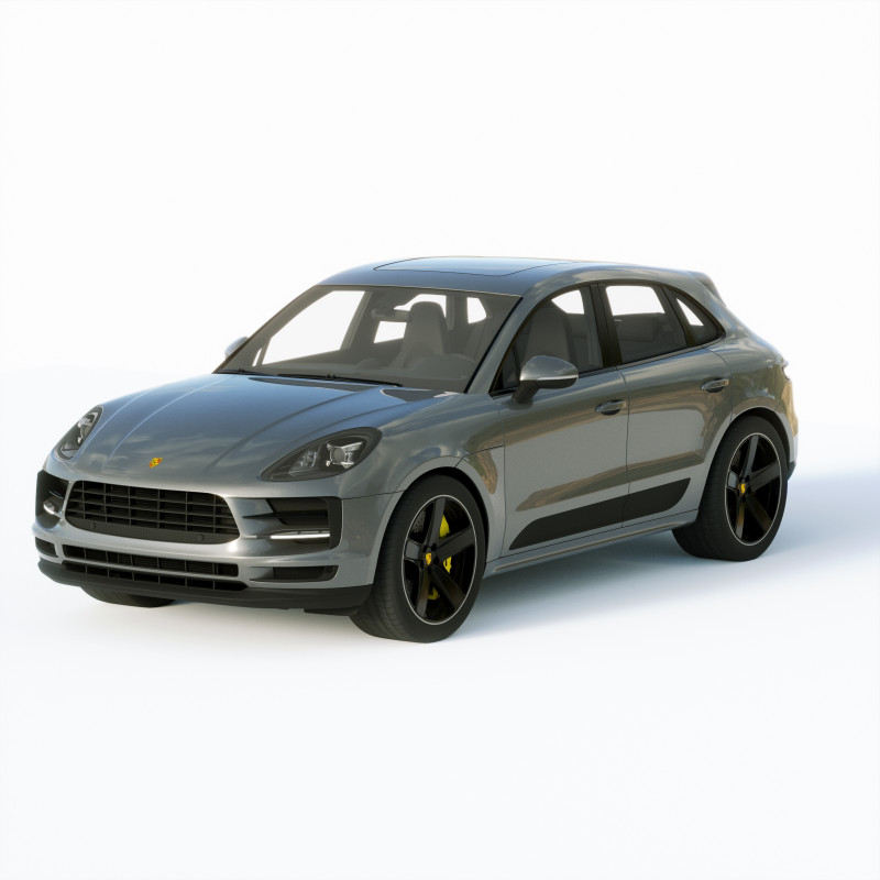 Porsche Macan 2019 3D Model .c4d .max .obj .3ds .fbx .stl .blend
