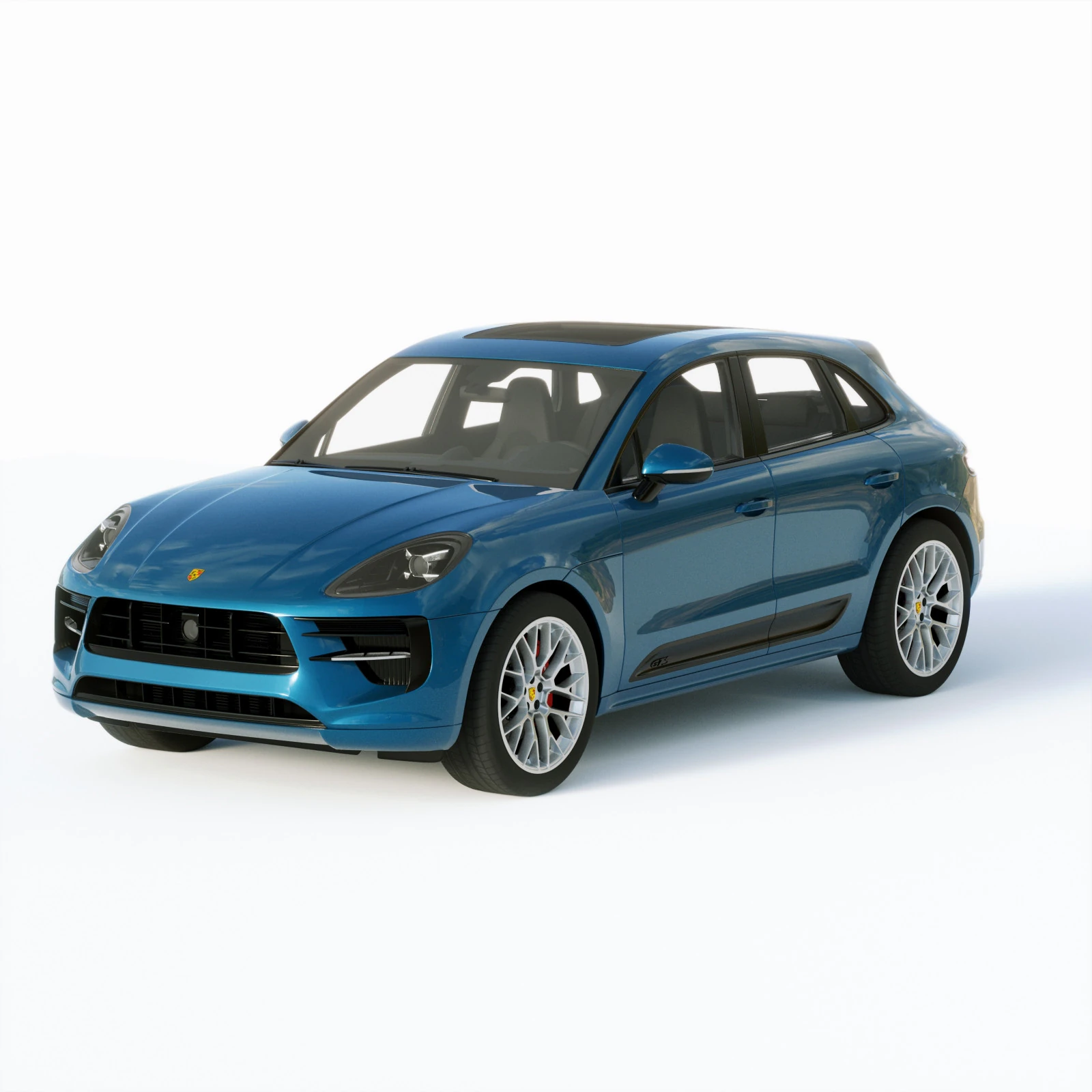Porsche Macan GTS 2020 3D Model .c4d .max .obj .3ds .fbx .stl .blend