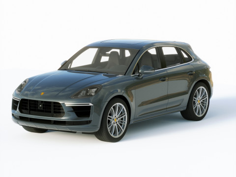 Porsche Macan Turbo 2019 3D Model