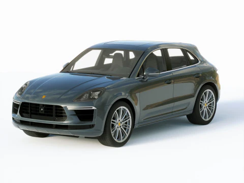 Porsche Macan Turbo 2019 3D Model