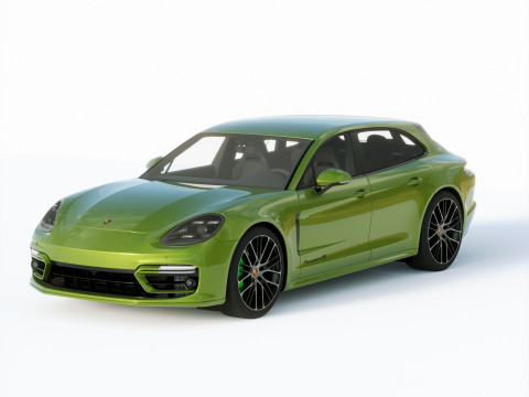 Porsche Panamera 4 E Hybrid Sport Turismo 2021 3D Model