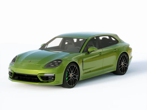 Porsche Panamera 4 E Hybrid Sport Turismo 2021 3D Model