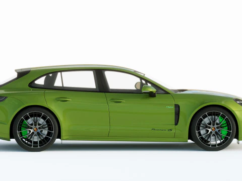 Porsche Panamera 4 E Hybrid Sport Turismo 2021 3D Model
