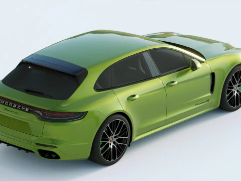 Porsche Panamera 4 E Hybrid Sport Turismo 2021 3D Model