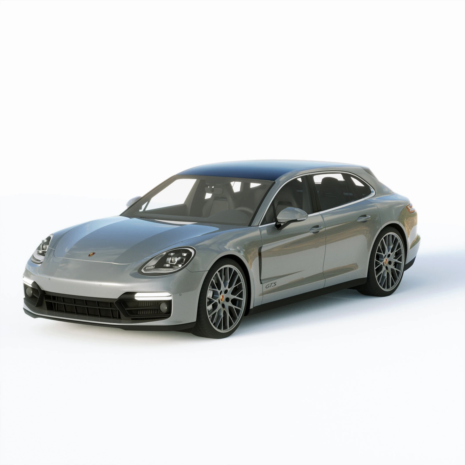 Porsche Panamera GTS Sport Turismo 2019 3D Model .c4d .max .obj .3ds .fbx .stl .blend 