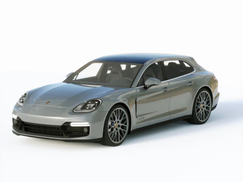 Porsche Panamera GTS Sport Turismo 2019 3D Model