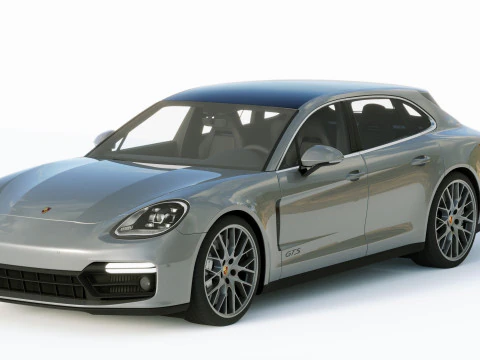 Porsche Panamera GTS Sport Turismo 2019 3D Model