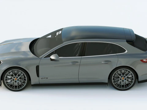 Porsche Panamera GTS Sport Turismo 2019 3D Model
