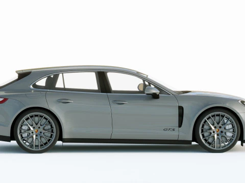 Porsche Panamera GTS Sport Turismo 2019 3D Model