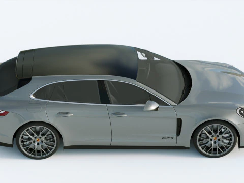 Porsche Panamera GTS Sport Turismo 2019 3D Model