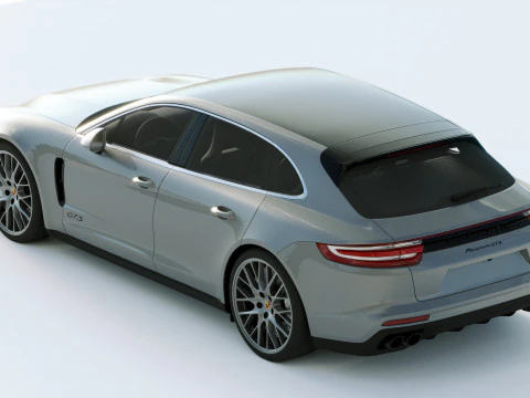 Porsche Panamera GTS Sport Turismo 2019 3D Model