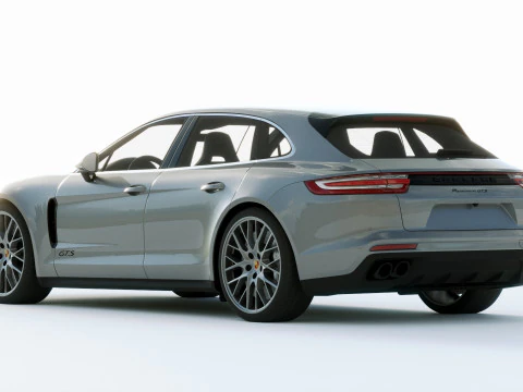 Porsche Panamera GTS Sport Turismo 2019 3D Model