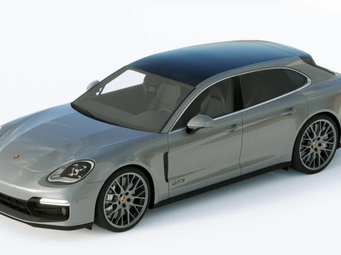 Porsche Panamera GTS Sport Turismo 2019 3D Model