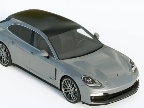 Porsche Panamera GTS Sport Turismo 2019 3D Model
