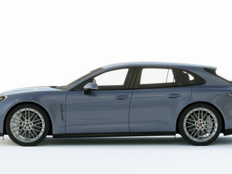 Porsche Panamera Turbo S Sport Turismo 2021 3D Model