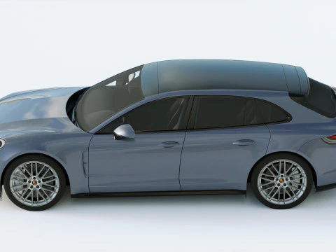 Porsche Panamera Turbo S Sport Turismo 2021 3D Model