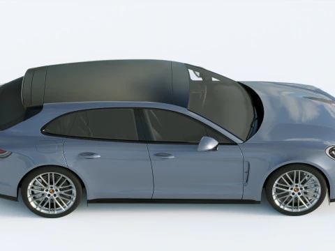 Porsche Panamera Turbo S Sport Turismo 2021 3D Model