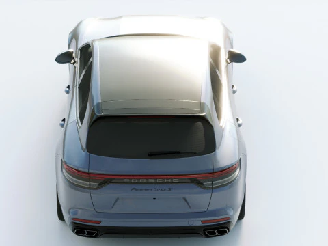 Porsche Panamera Turbo S Sport Turismo 2021 3D Model