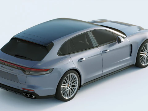 Porsche Panamera Turbo S Sport Turismo 2021 3D Model