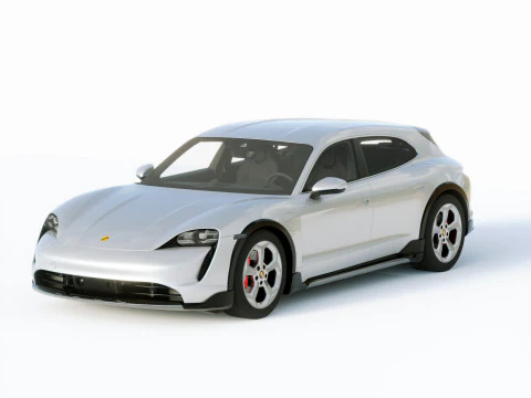 Porsche Taycan 4S Cross Turismo 2021 Modello 3D