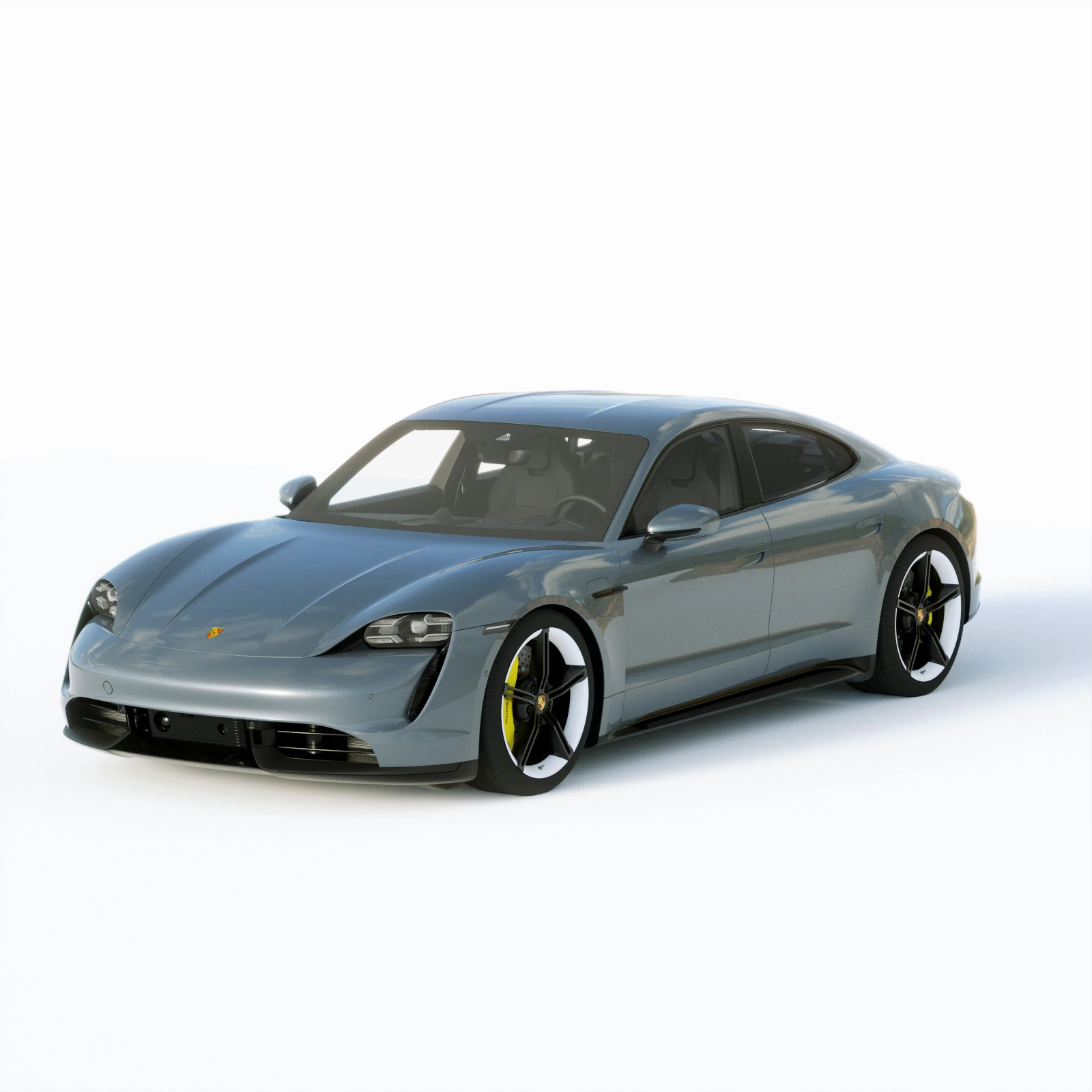 Porsche Taycan 2020 3D Model .c4d .max .obj .3ds .fbx .stl .blend