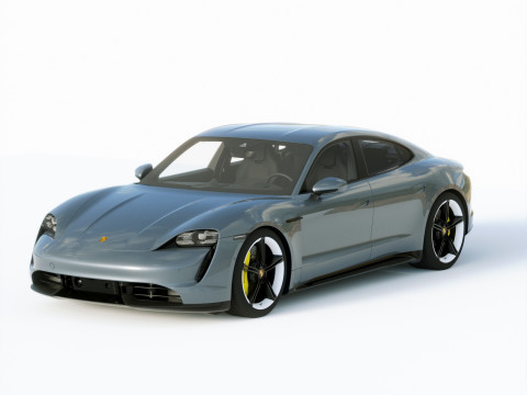 Porsche Taycan 2020 3D Model