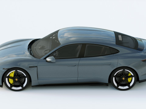 保时捷 Taycan 2020 3D 模型