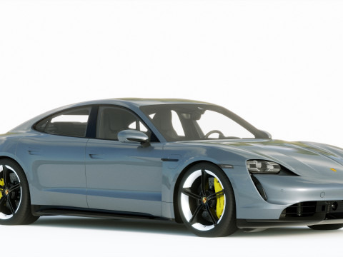 保时捷 Taycan 2020 3D 模型