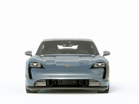 保时捷 Taycan 2020 3D 模型