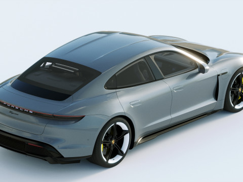保时捷 Taycan 2020 3D 模型