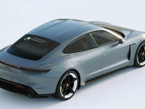 Porsche Taycan 2020 3D Model
