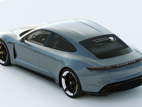 保时捷 Taycan 2020 3D 模型