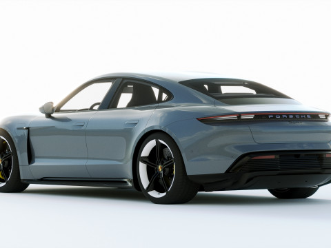 保时捷 Taycan 2020 3D 模型