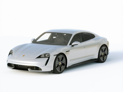 Porsche Taycan Turbo 2020 3D Model