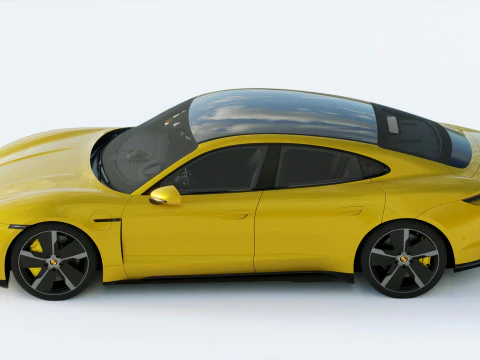Porsche Taycan Turbo S 2020 3D Model