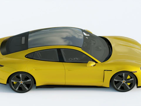 Porsche Taycan Turbo S 2020 3D Model