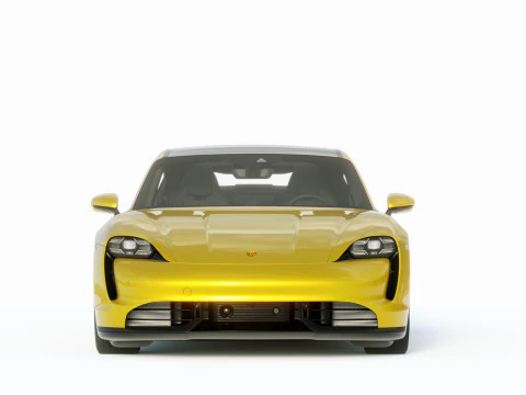 Porsche Taycan Turbo S 2020 3D Model